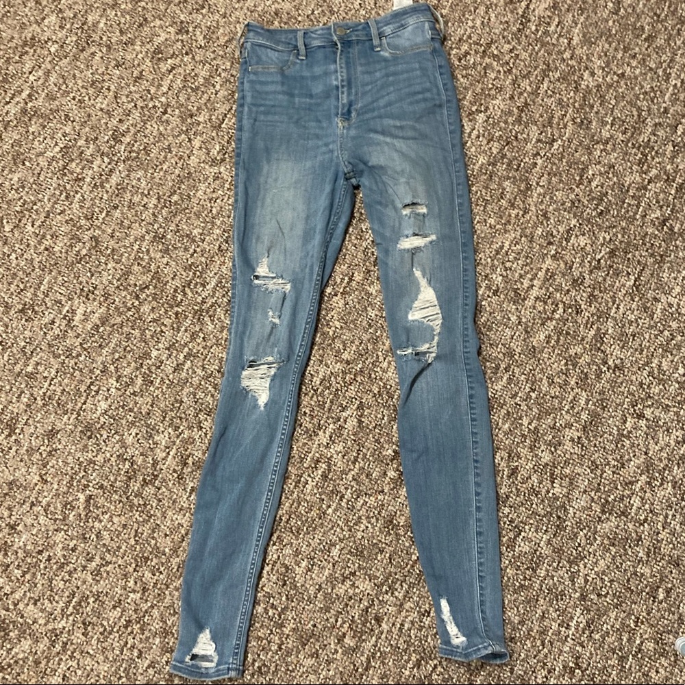 Ripped Hollister Jeans